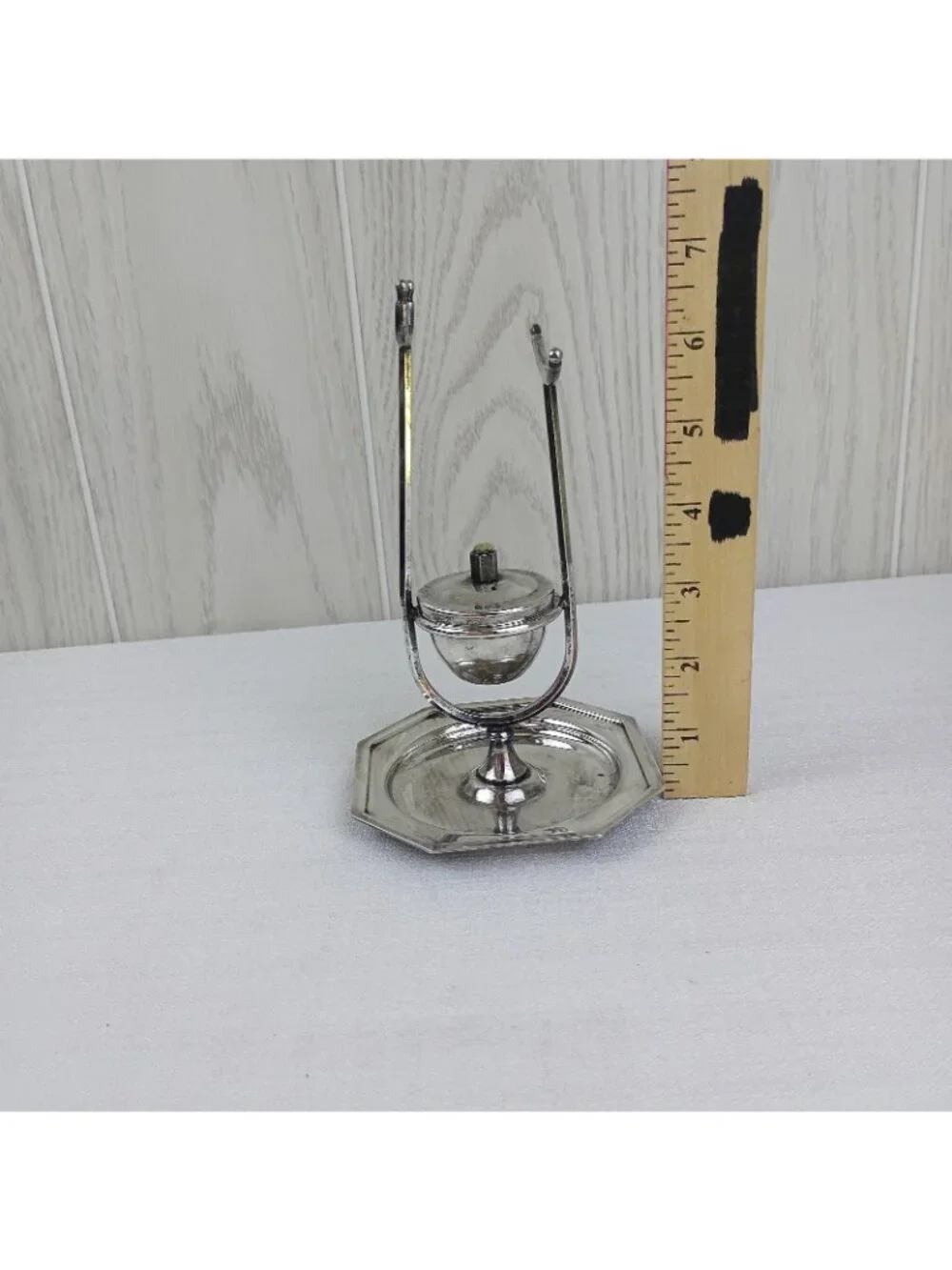 Antique Brandy Cognac Glass Snifter Warmer Marked 